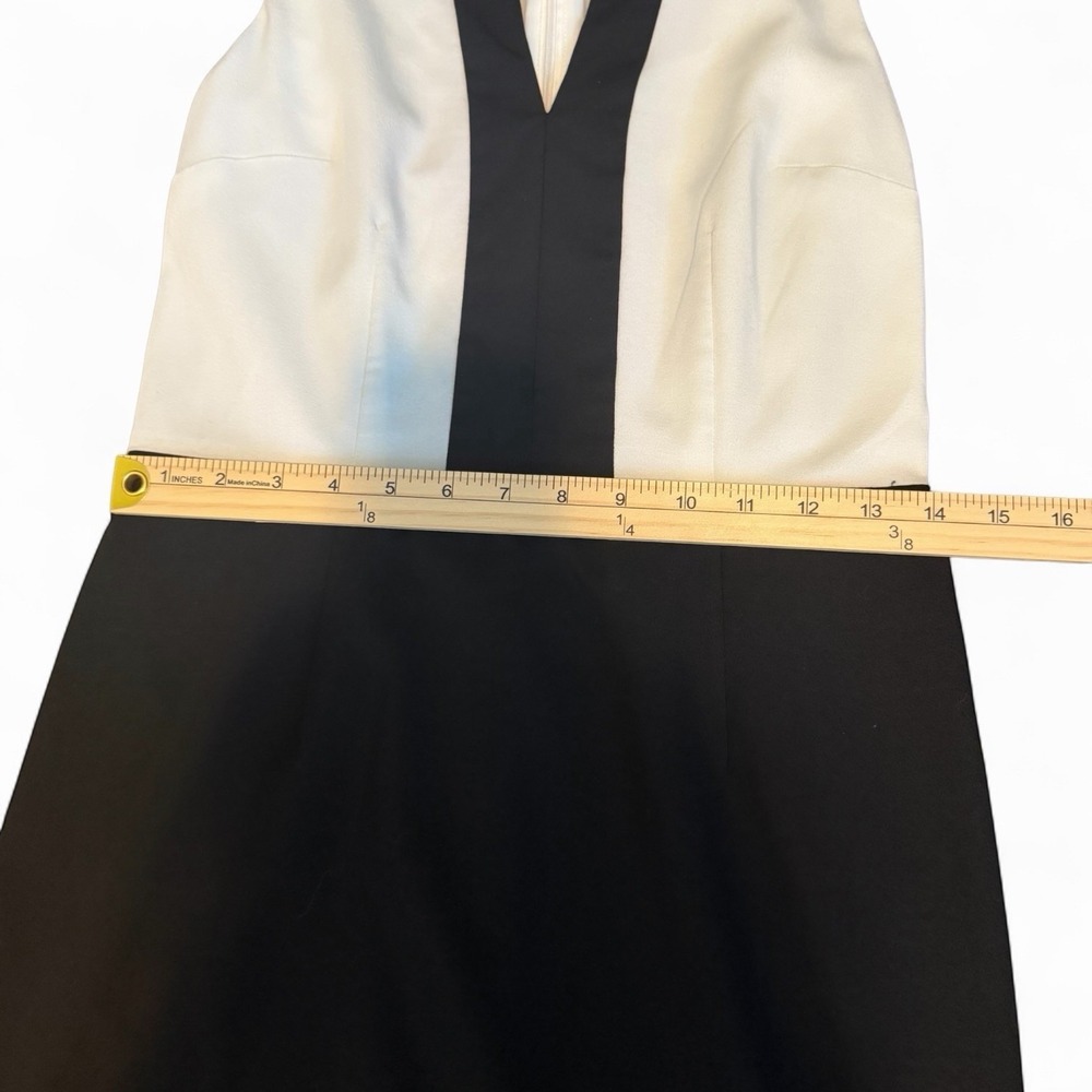 Banana Republic Business Dress-Black & Cream 4P Old Money Professional Career - Picture 5 of 7
